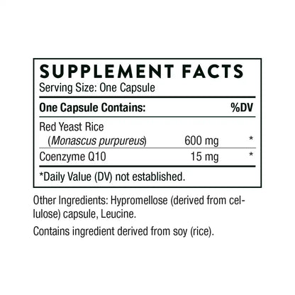 Red Yeast Rice + CoQ10
