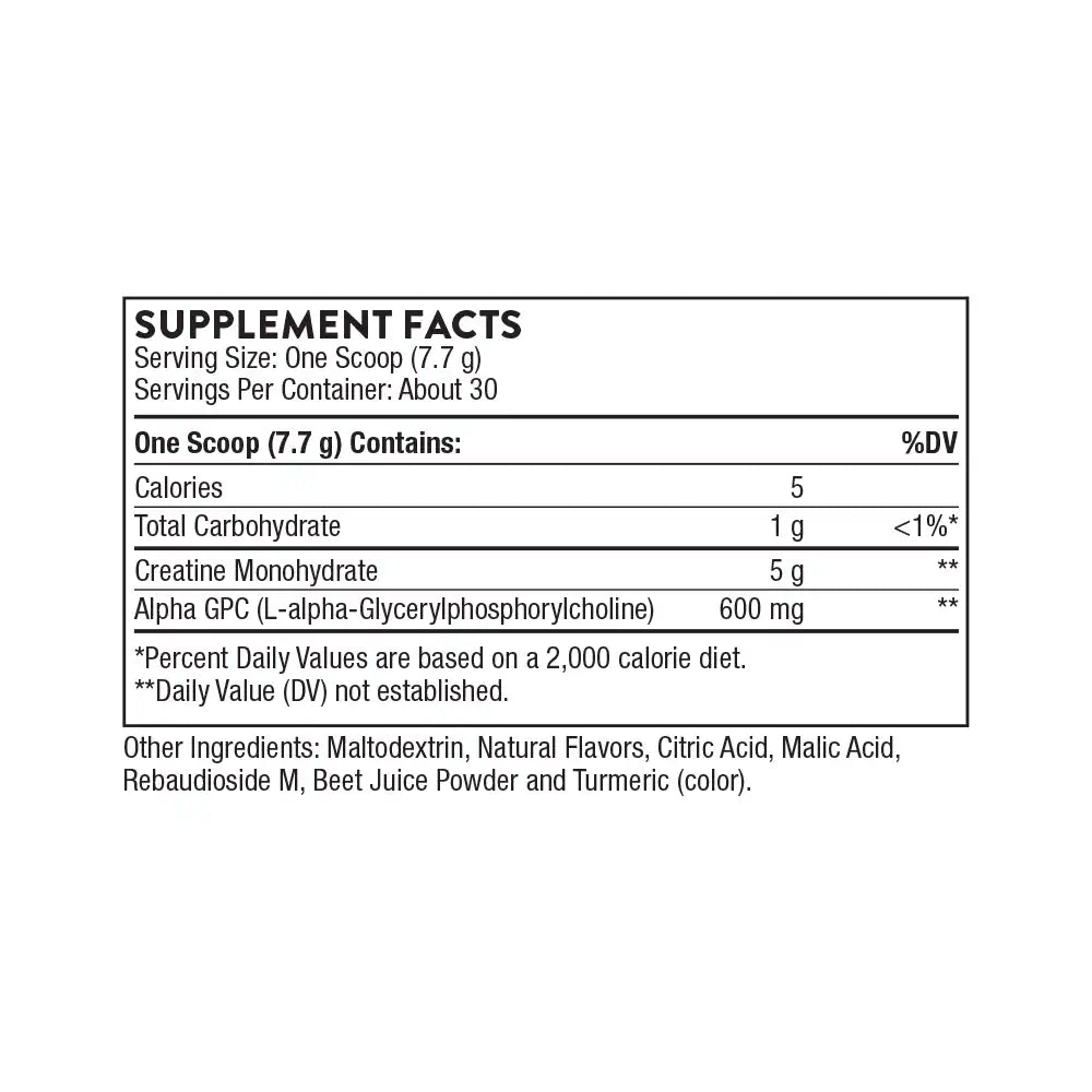 Creatine + Alpha GPC